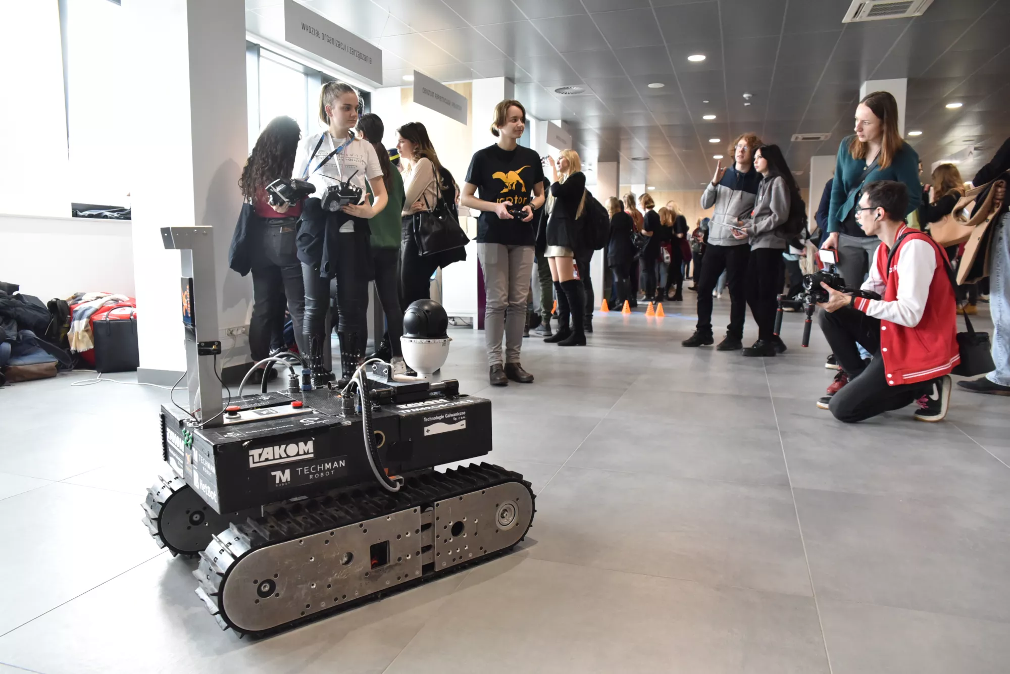 Łazik marsjański podczas dnia otwartego PŁ.